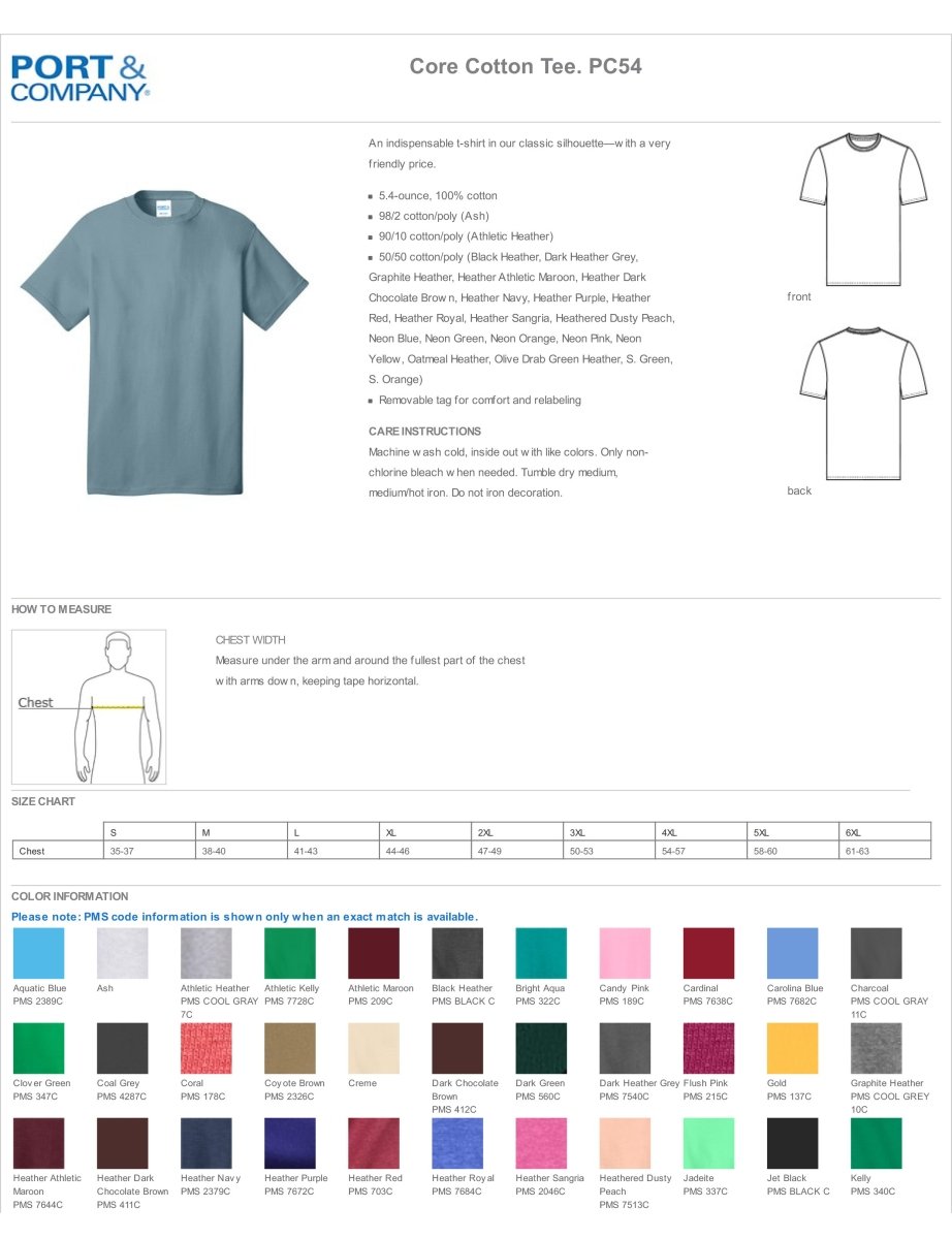 ABA School Shirt Adult Aquatic Blue - Polkabean