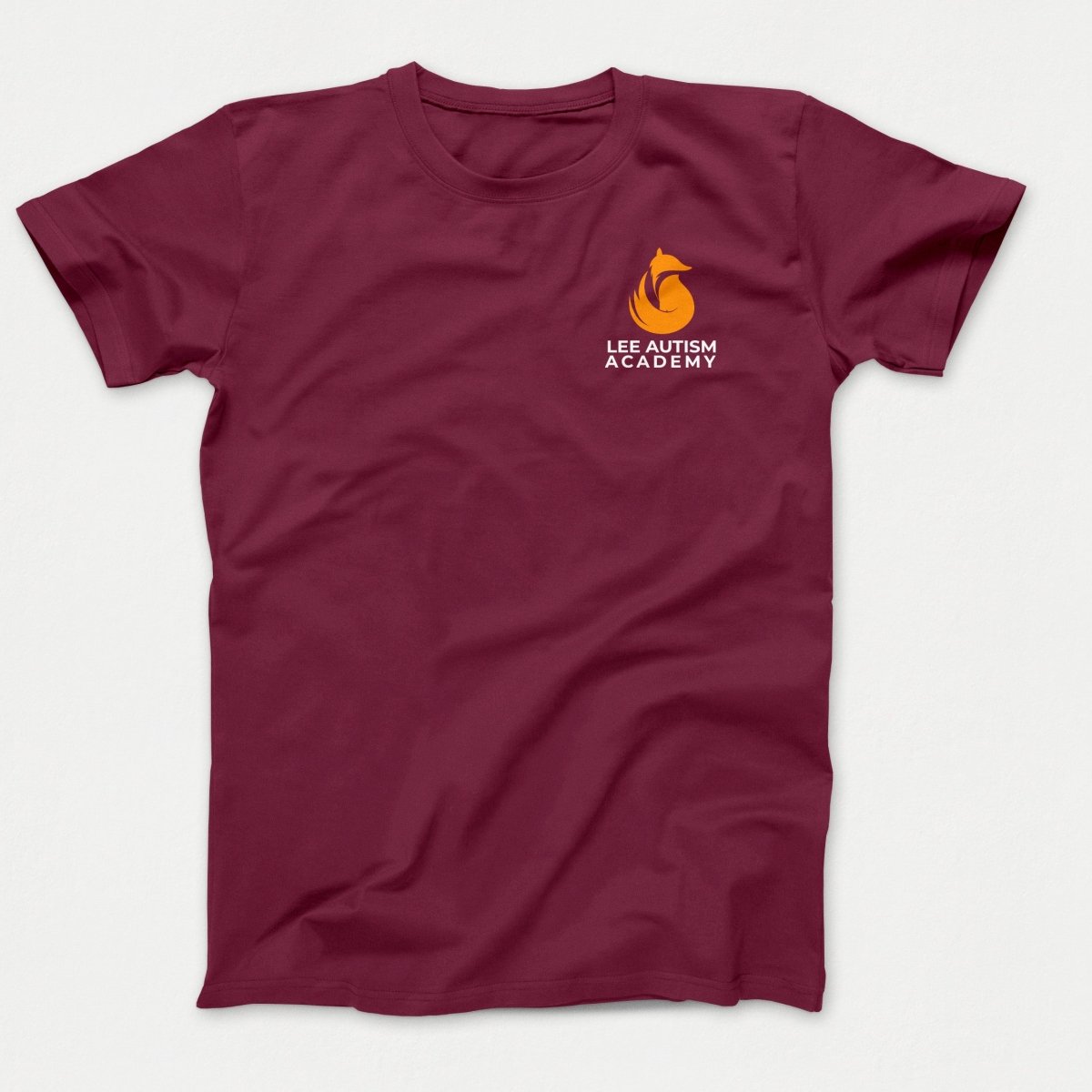 LAA School Shirt Adult Athletic Maroon - Polkabean
