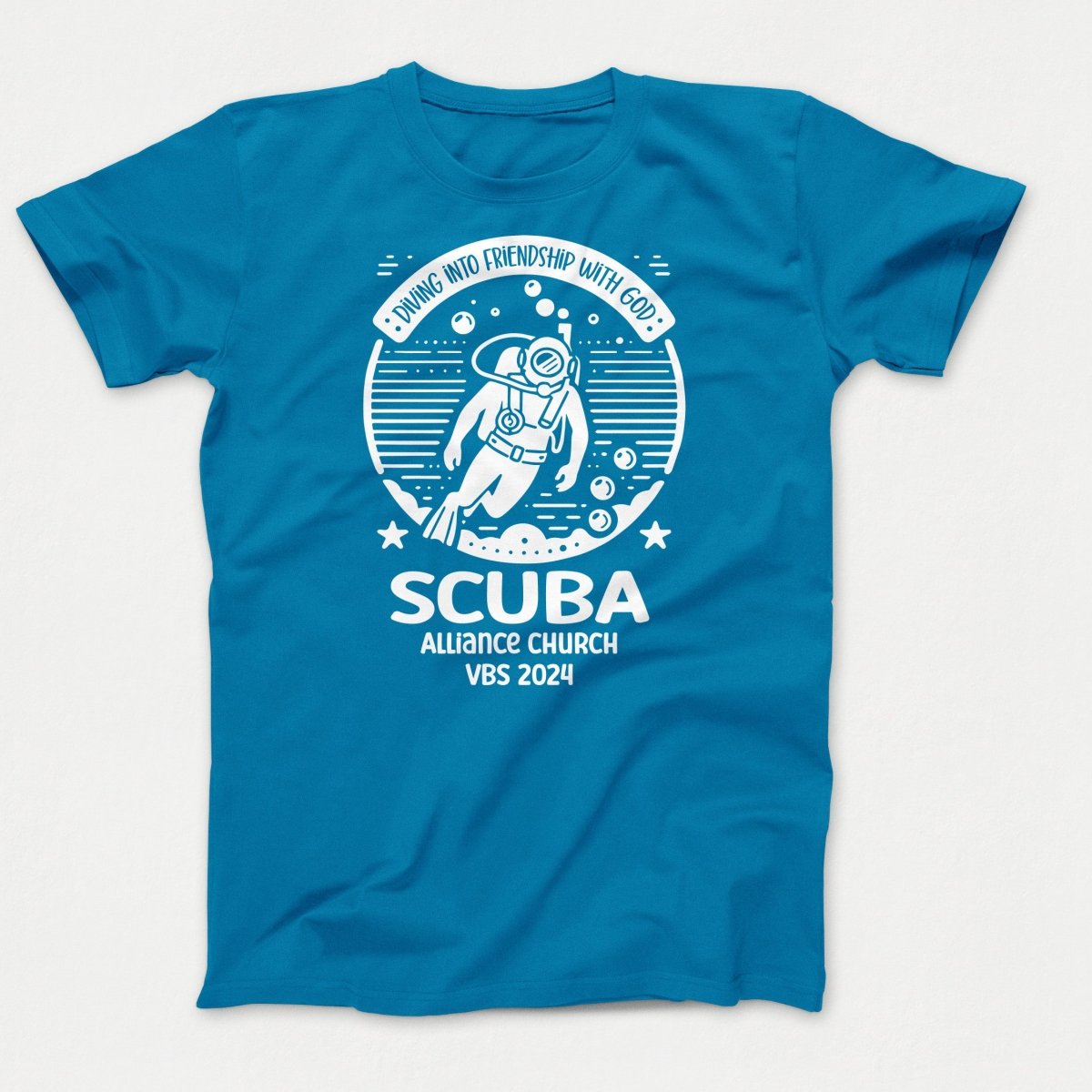 Scuba VBS Shirts - Scuba Diver - Youth T-shirts Sapphire - Polkabean