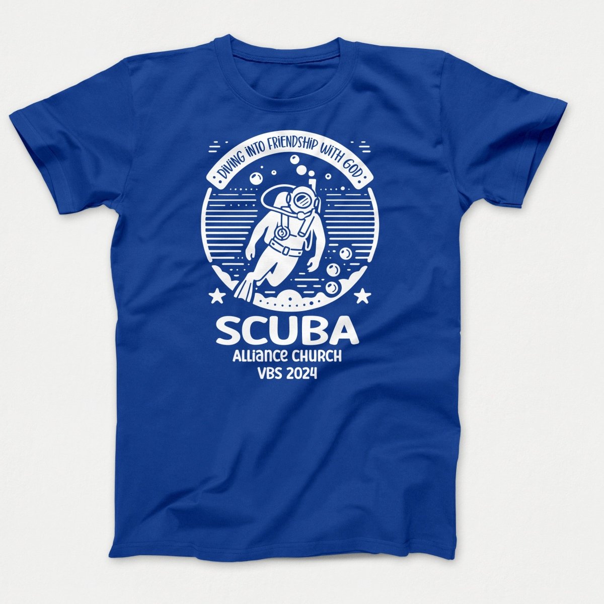 Scuba VBS Shirts - Scuba Diver - Youth T-shirts True Royal - Polkabean