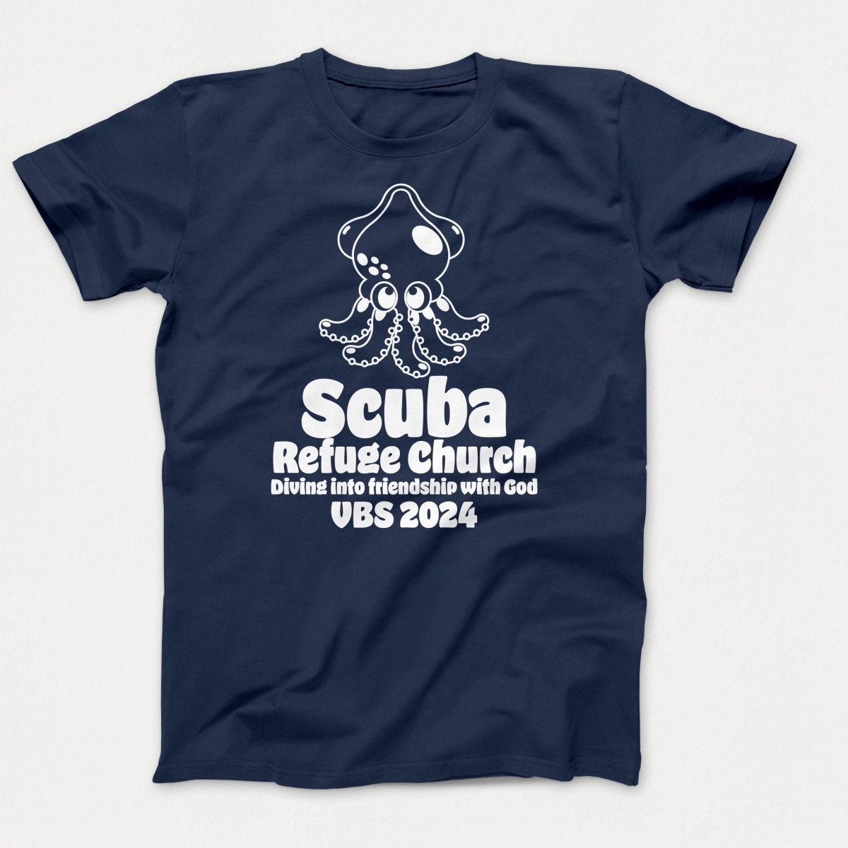 Scuba VBS Shirts - Squid - Youth T-shirts Navy - Polkabean