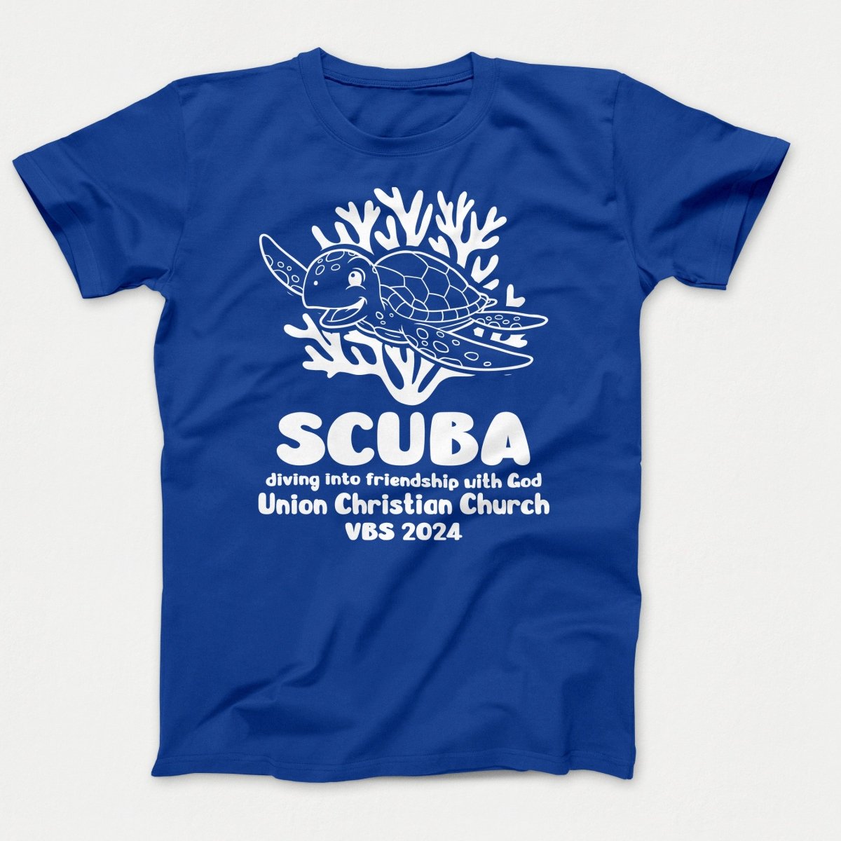 Scuba VBS Shirts - Turtle - Youth T-shirts True Royal - Polkabean