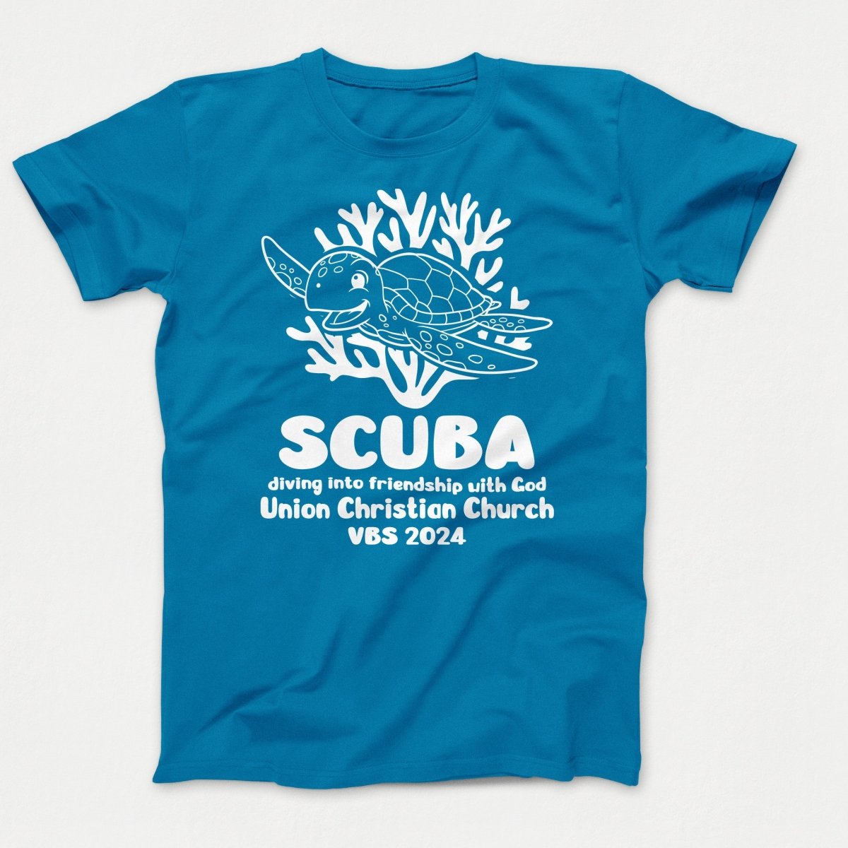 Scuba VBS Shirts - Turtle - Youth T-shirts Sapphire - Polkabean