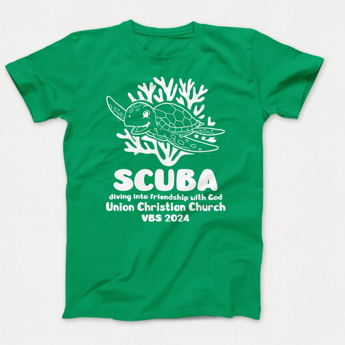 Scuba VBS Shirts - Turtle - Youth T-shirts Kelly - Polkabean