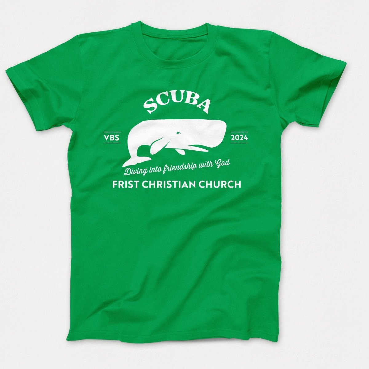 Scuba VBS Shirts - Whale - Youth T-shirts Clover Green - Polkabean