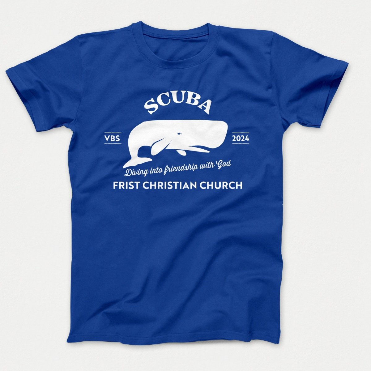 Scuba VBS Shirts - Whale - Youth T-shirts True Royal - Polkabean