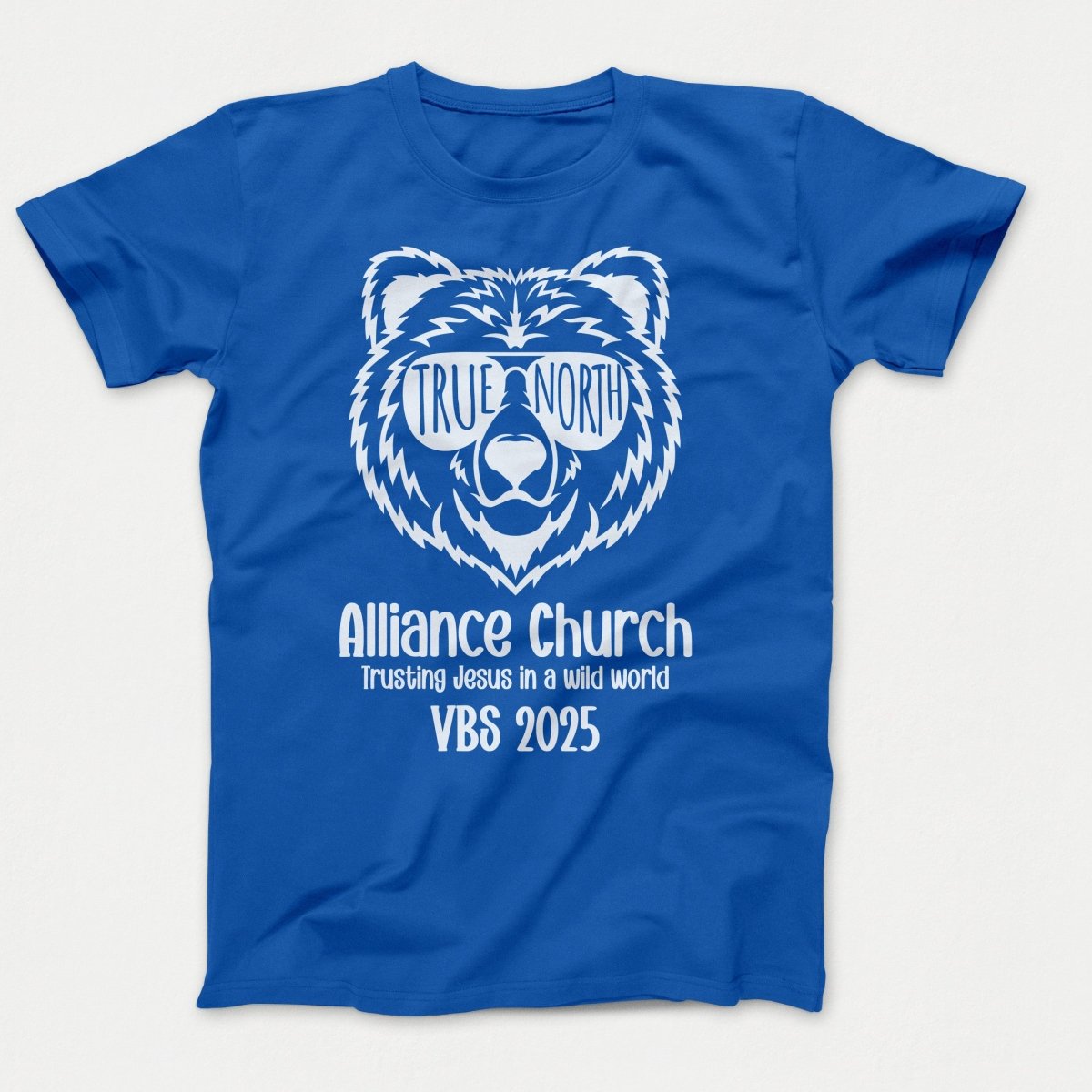 True North VBS Shirts - Bear Face - Youth T-shirts Royal - Polkabean