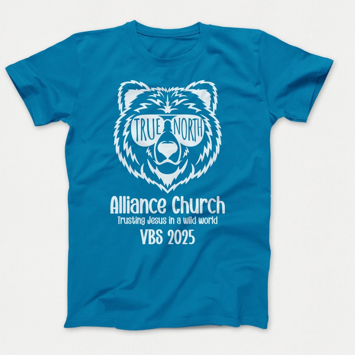 True North VBS Shirts - Bear Face - Youth T-shirts Sappphire - Polkabean