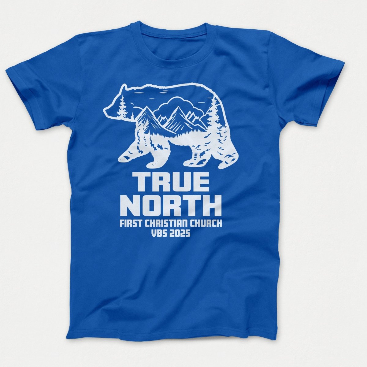True North VBS Shirts - Bear Silhouette - Adult T-shirts Royal Blue - Polkabean