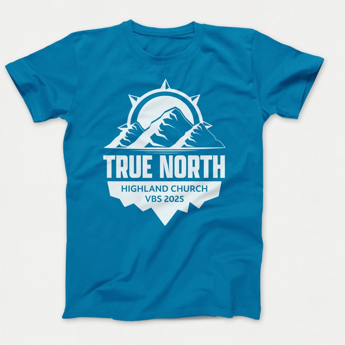 True North VBS Shirts - Mountain and Compass - Youth T-shirts Sappphire - Polkabean