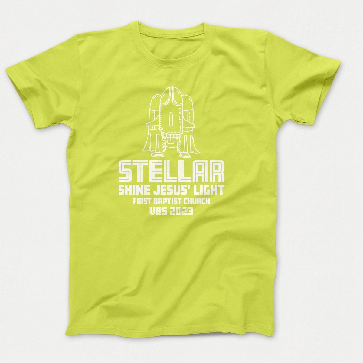 Stellar VBS T-shirt with Rocket Ship - Polkabean