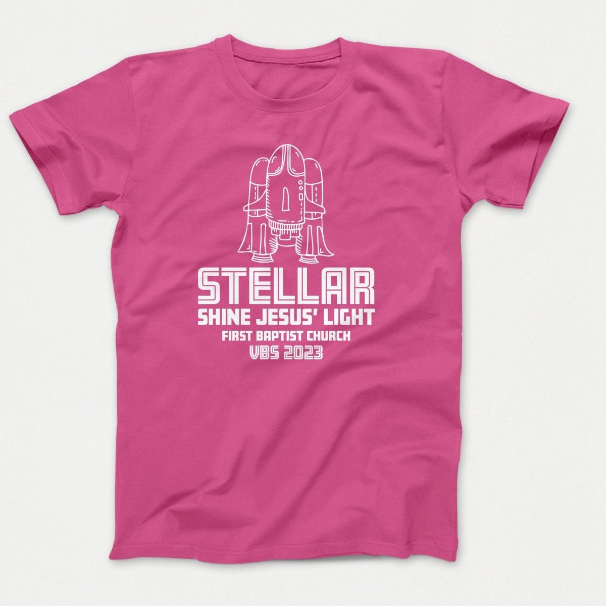Stellar VBS T-shirt with Rocket Ship - Polkabean
