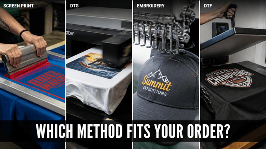 DTG vs Screen Printing vs Embroidery: Which Fits Your Order? - Polkabean