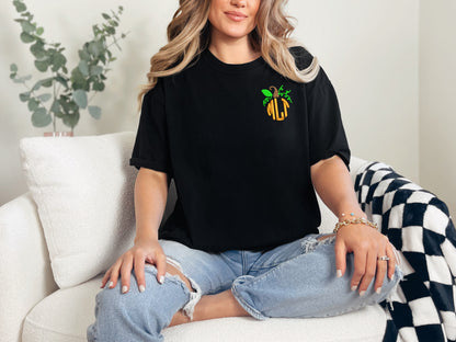 Pumpkin Monogram Comfort Colors T-shirt