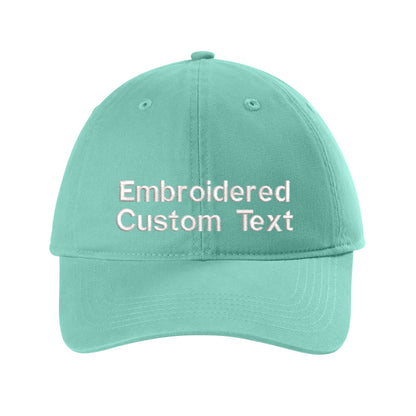 Custom Embroidered Hat – Your Text, Two Lines | Free Shipping