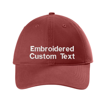 Custom Embroidered Hat – Your Text, Two Lines | Free Shipping
