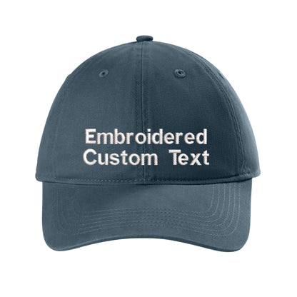 Custom Embroidered Hat – Your Text, Two Lines | Free Shipping