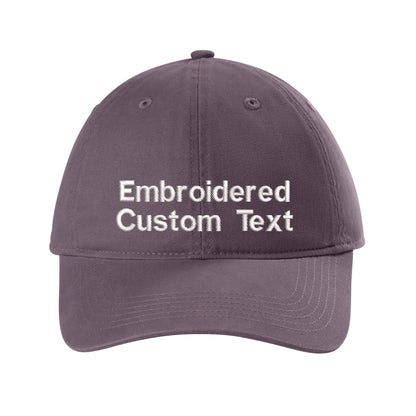 Custom Embroidered Hat – Your Text, Two Lines | Free Shipping