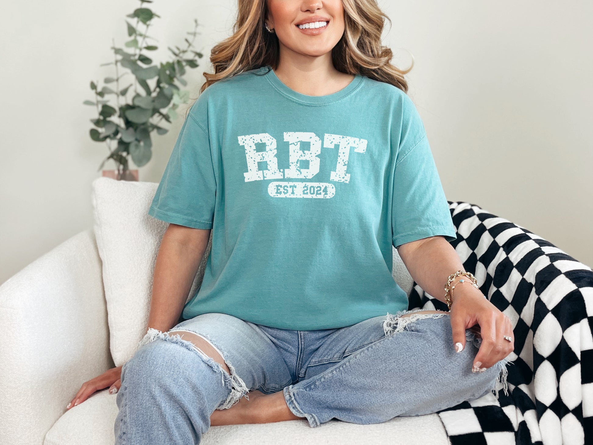 Grunge RBT 2024 Comfort Colors Shirt Seafoam