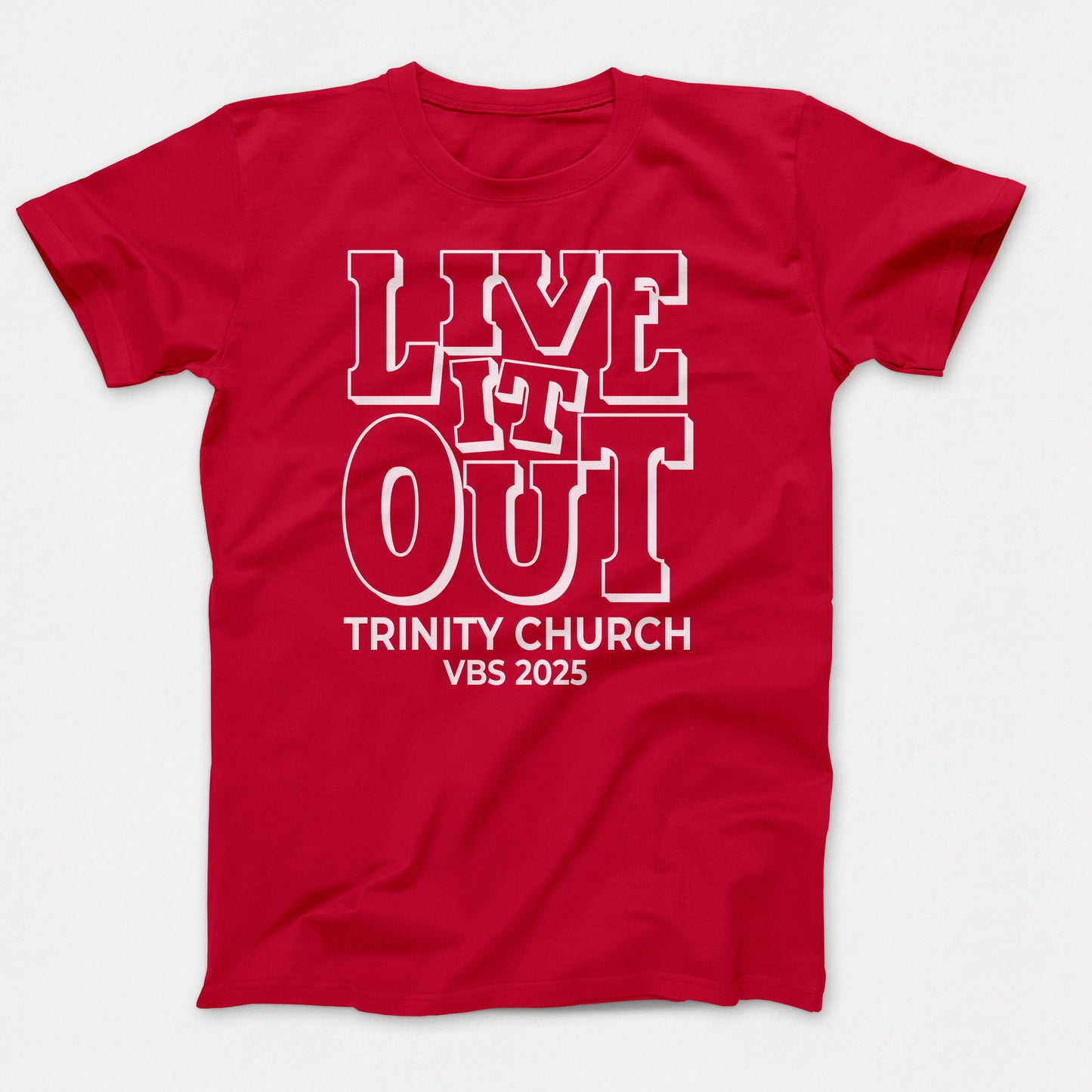 Live it Out VBS T-shirt Youth Red