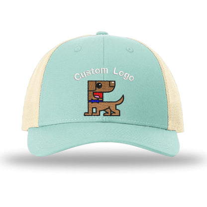 Custom Logo Embroidered Trucker Hat – Richardson 115 Low Pro