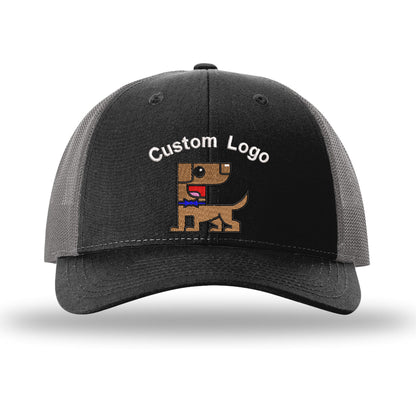Custom Logo Embroidered Trucker Hat – Richardson 115 Low Pro