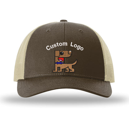 Custom Logo Embroidered Trucker Hat – Richardson 115 Low Pro
