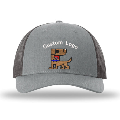 Custom Logo Embroidered Trucker Hat – Richardson 115 Low Pro