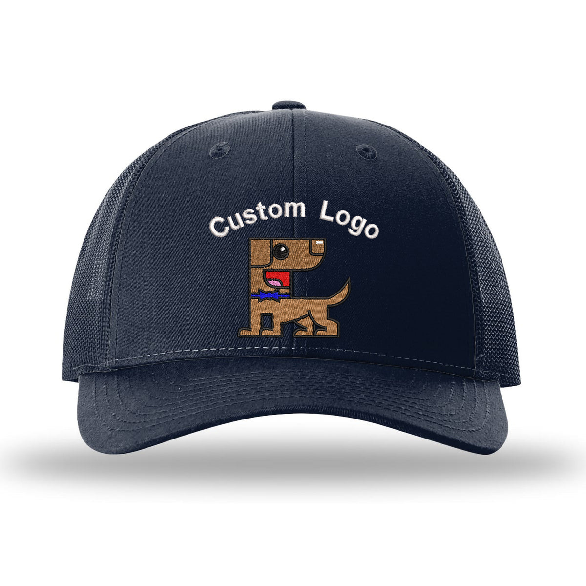 Custom Logo Embroidered Trucker Hat – Richardson 115 Low Pro