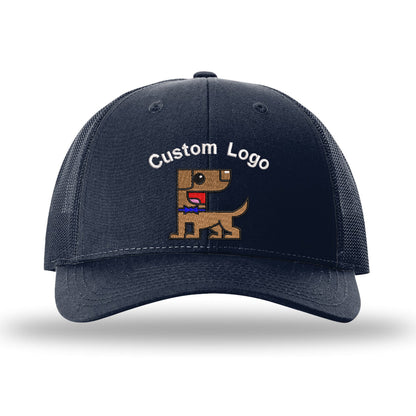 Custom Logo Embroidered Trucker Hat – Richardson 115 Low Pro