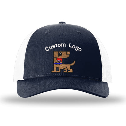 Custom Logo Embroidered Trucker Hat – Richardson 115 Low Pro