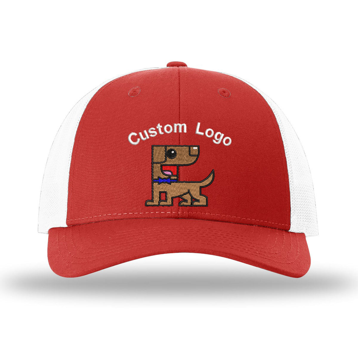 Custom Logo Embroidered Trucker Hat – Richardson 115 Low Pro