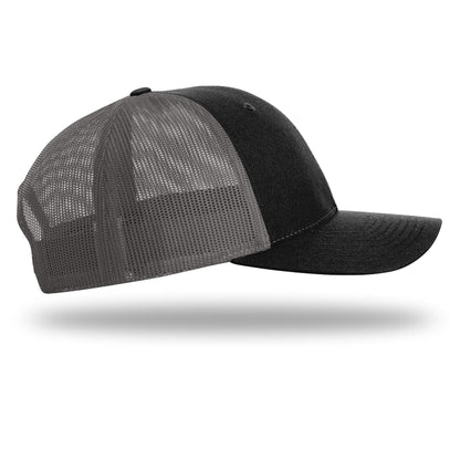 Custom Logo Embroidered Trucker Hat – Richardson 115 Low Pro
