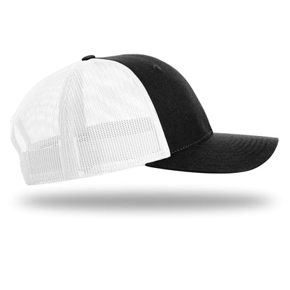 Custom Logo Embroidered Trucker Hat – Richardson 115 Low Pro