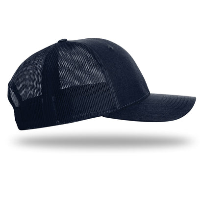Custom Logo Embroidered Trucker Hat – Richardson 115 Low Pro