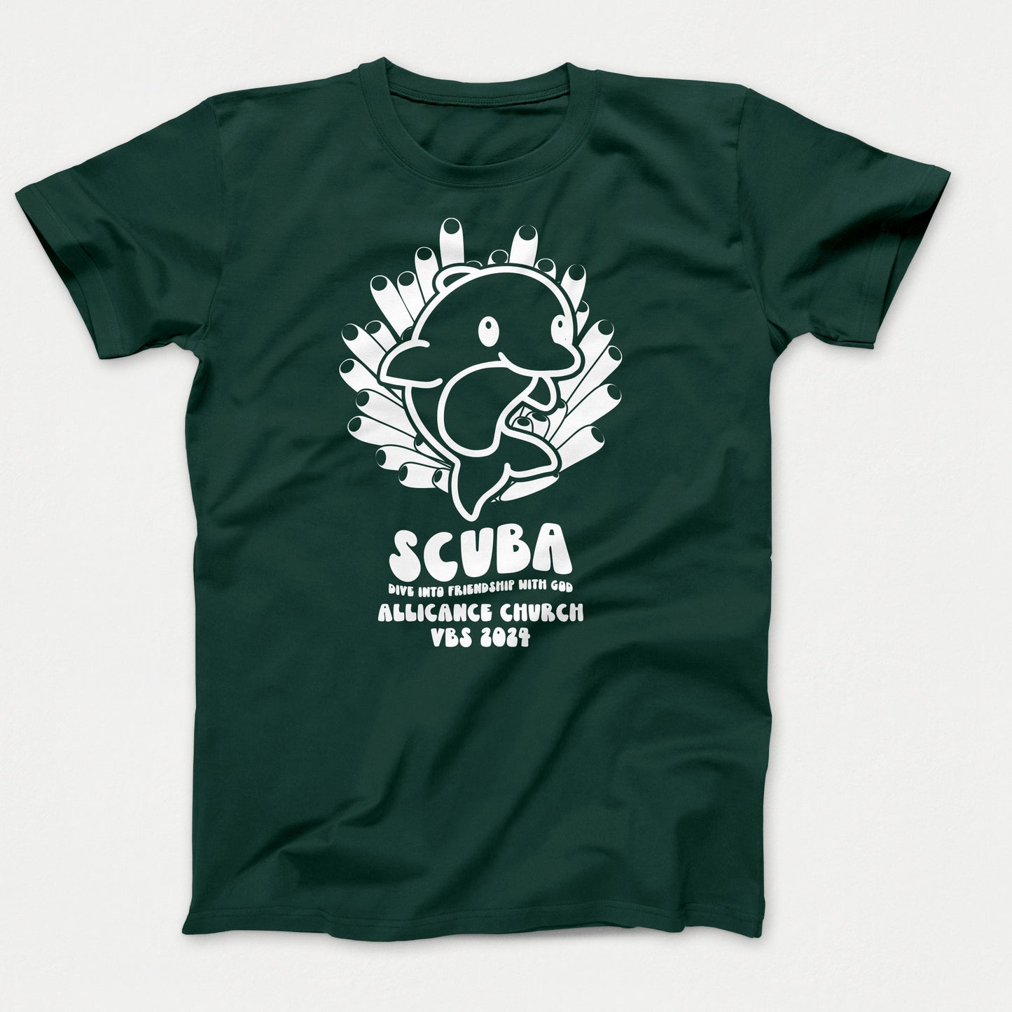 Scuba VBS Shirts Dolphin Dark Green