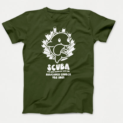 Scuba VBS Shirts Dolphin Olive