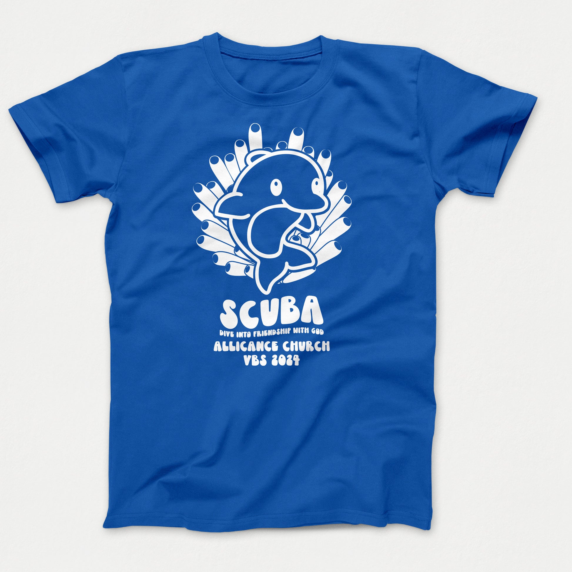 Scuba VBS Shirts Dolphin Royal Blue