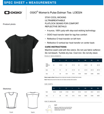 Speedsters OGIO® Women's Pulse Dolman Tee