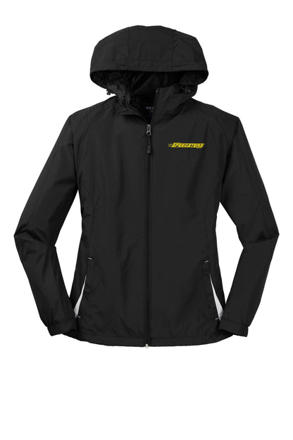 Speedsters Women's Colorblock Hooded Raglan Jacket