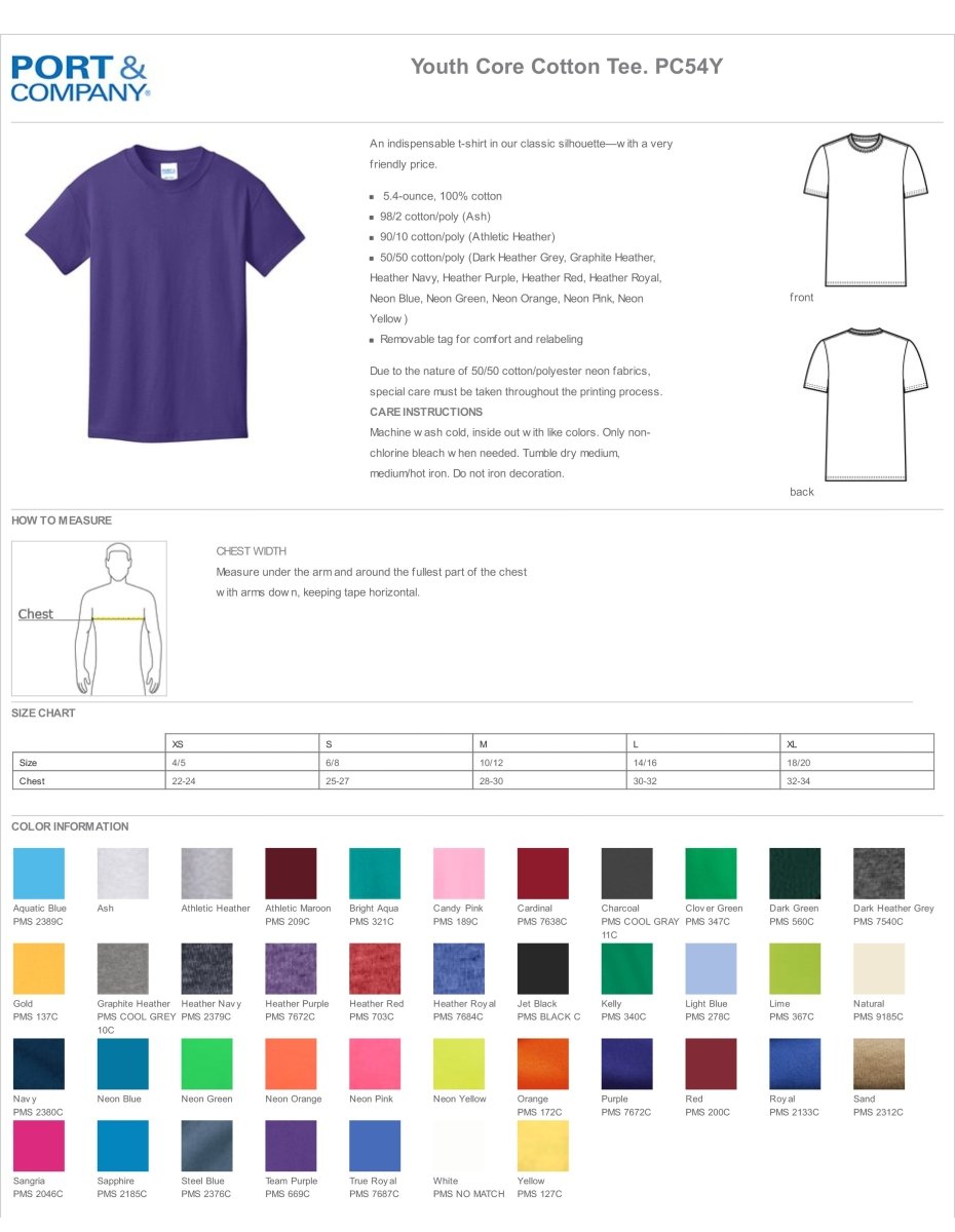 ABA School Shirts Youth Yellow - Polkabean