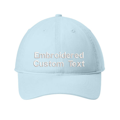 Custom Embroidered Hat – Your Text, Two Lines | Free Shipping - Polkabean