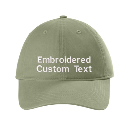 Custom Embroidered Hat – Your Text, Two Lines | Free Shipping - Polkabean