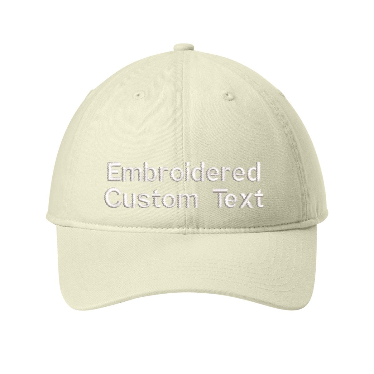 Custom Embroidered Hat – Your Text, Two Lines | Free Shipping - Polkabean