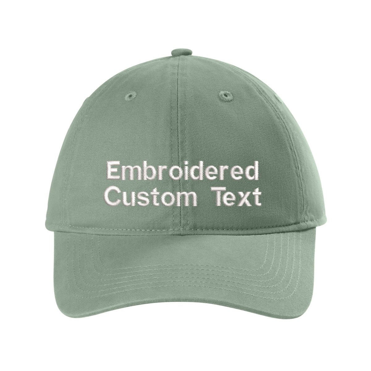 Custom Embroidered Hat – Your Text, Two Lines | Free Shipping - Polkabean