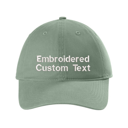 Custom Embroidered Hat – Your Text, Two Lines | Free Shipping - Polkabean