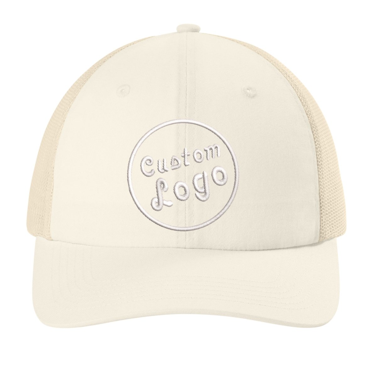 Custom Logo Embroidered Trucker Hat – Comfort Colors Sunwashed - Polkabean