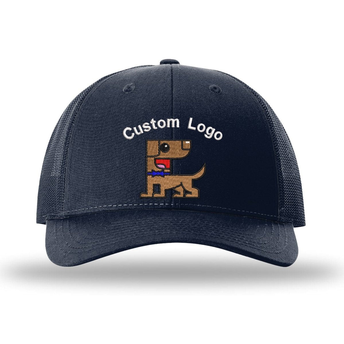 Custom Logo Embroidered Trucker Hat – Richardson 115 Low Pro - Polkabean