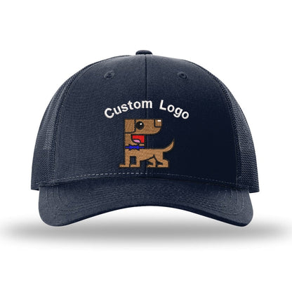 Custom Logo Embroidered Trucker Hat – Richardson 115 Low Pro - Polkabean
