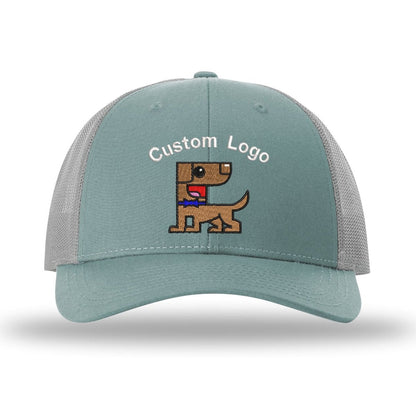 Custom Logo Embroidered Trucker Hat – Richardson 115 Low Pro - Polkabean